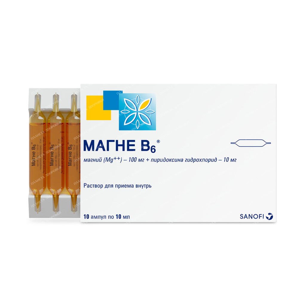 Magne B6 oral solution in ampoules 10ml №10
