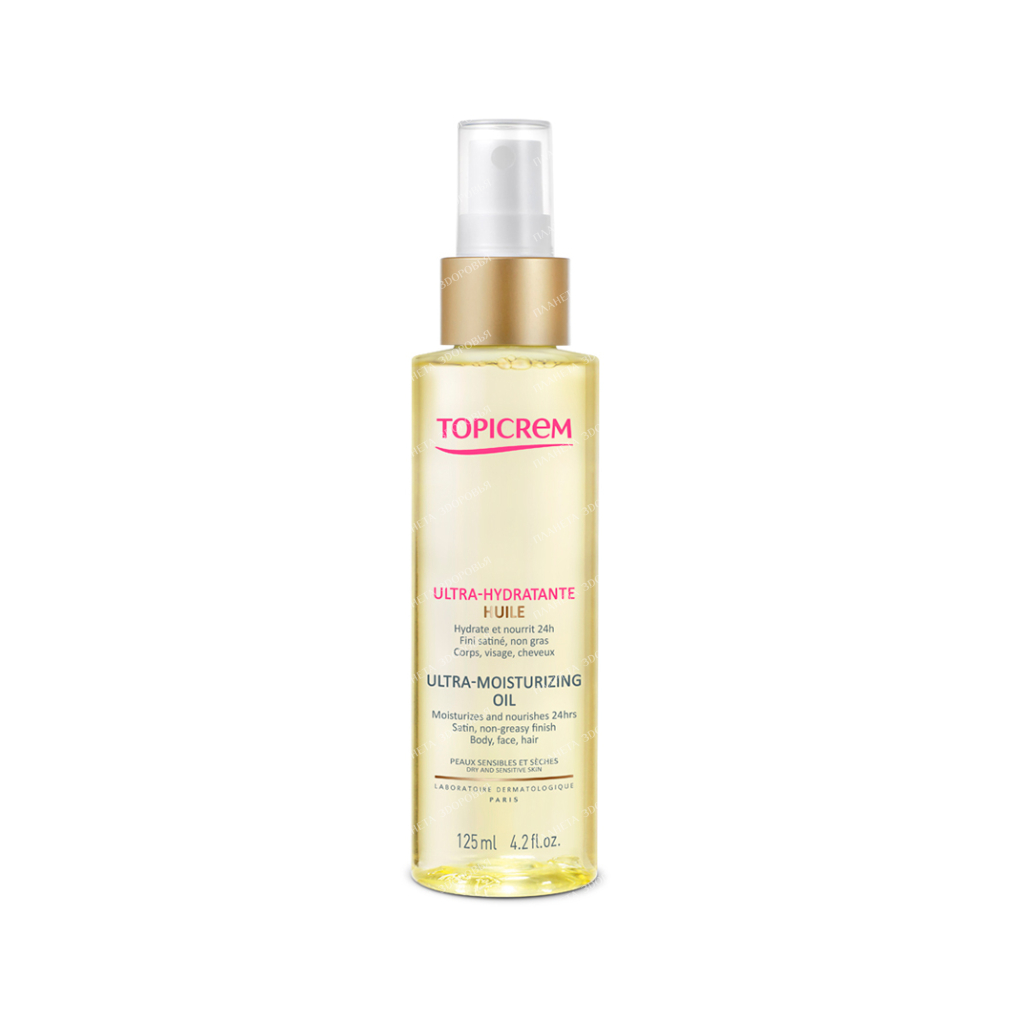 TOPICREM Ultra-moisturizing oil for body, face and hair, 125 ml