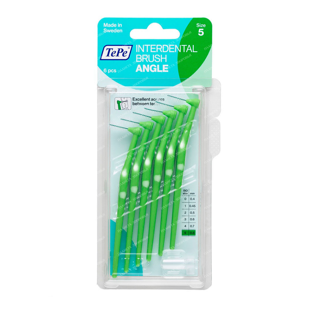 TeRe Interdental brushes (0.8*Original №5. 6pcs Blister)