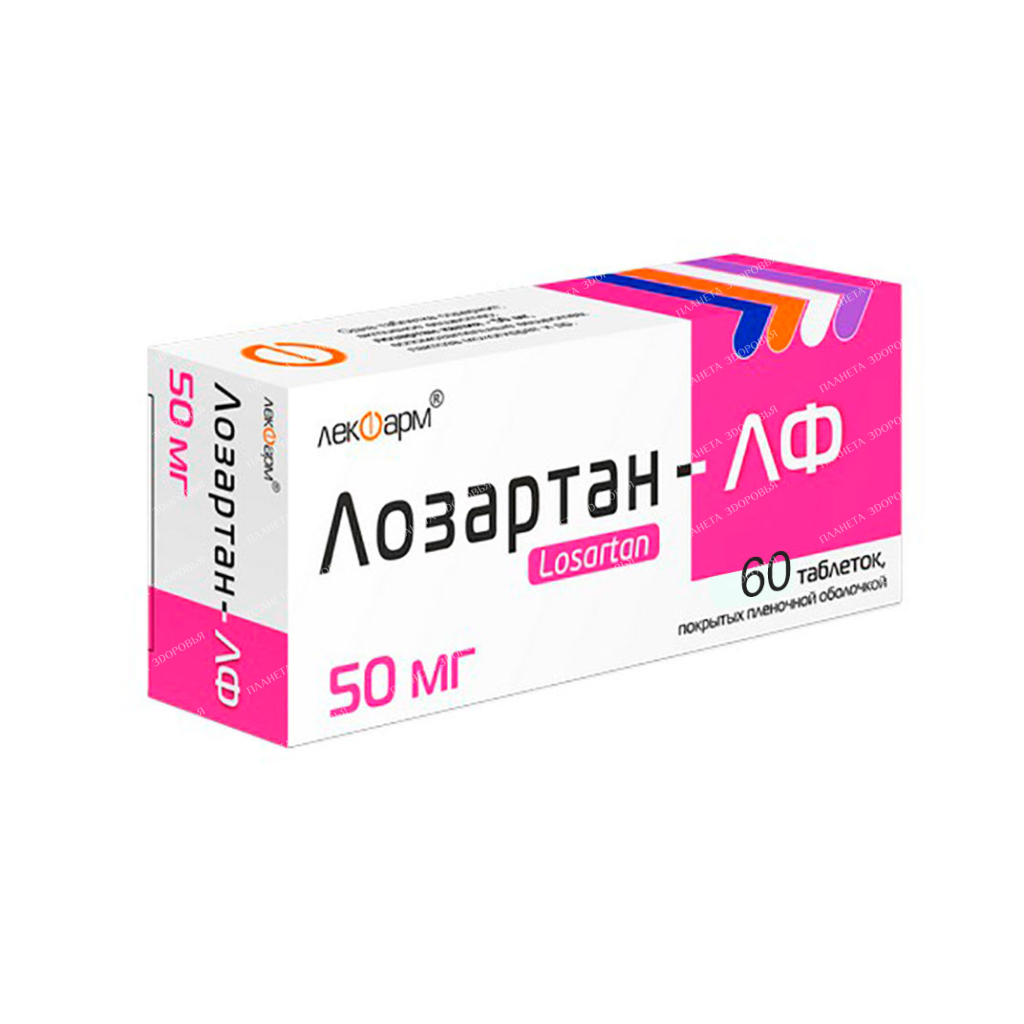 Losartan-LF tablets p/o 50mg №10x6