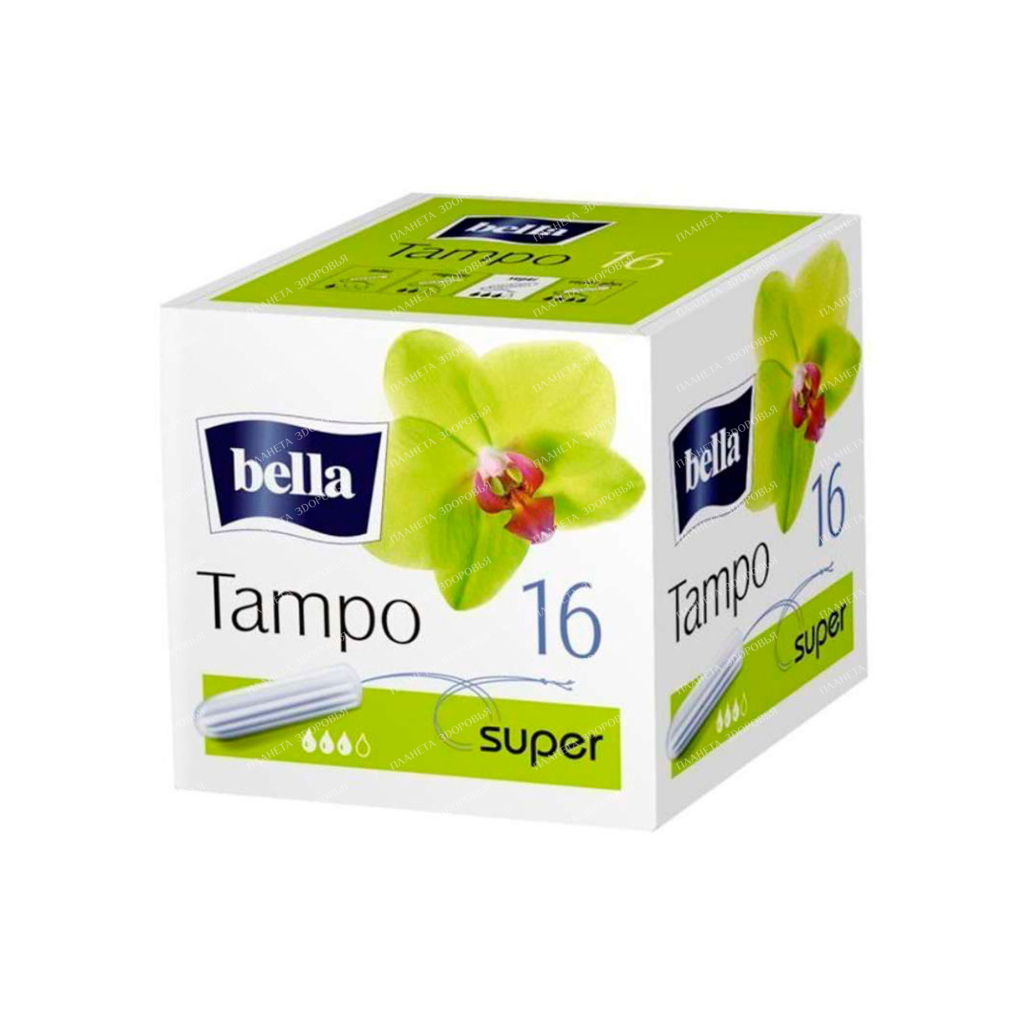 Bella Tampo super Tampons for women without applicator 16 pcs