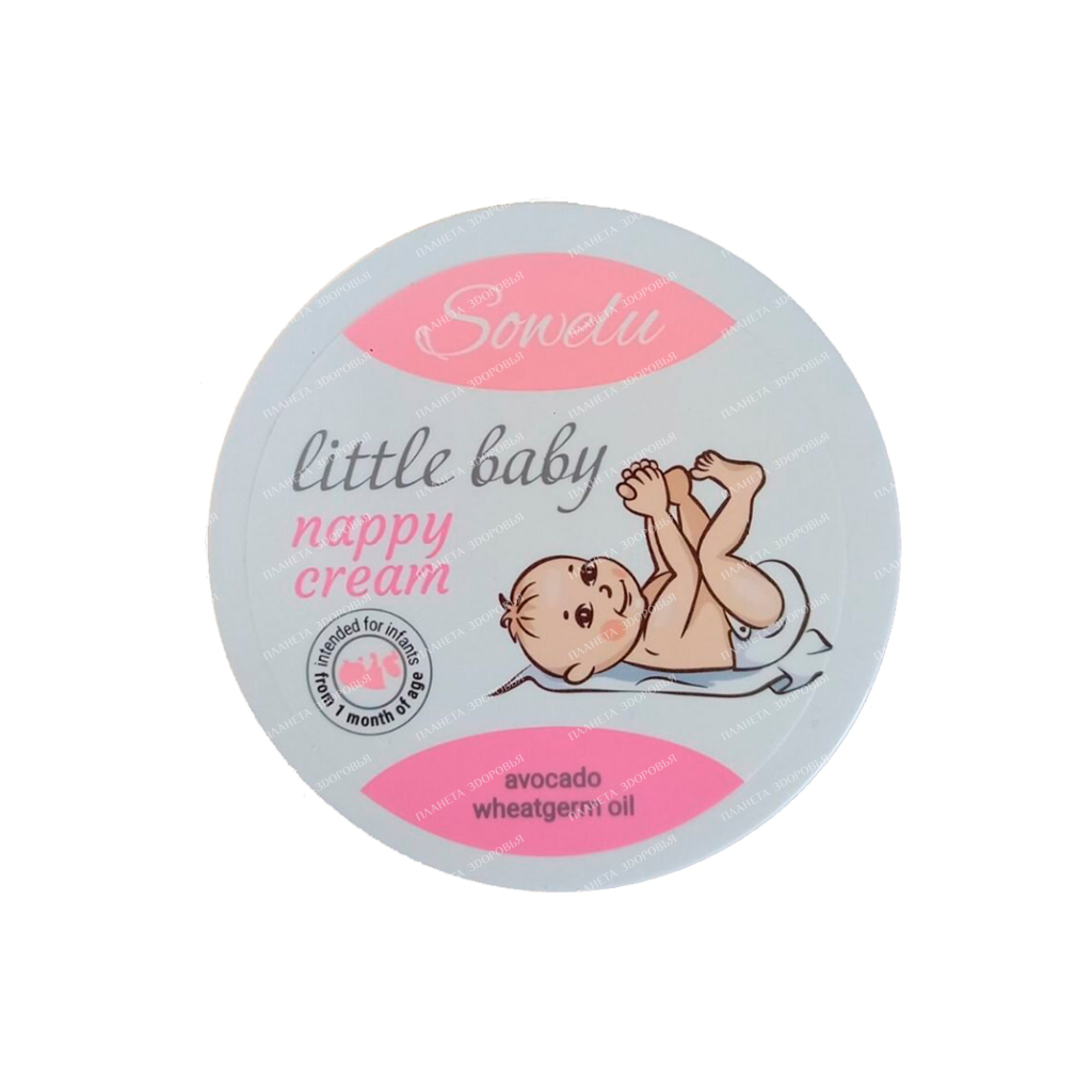 Sowelu little baby Baby diaper cream with avocado and wheat germ oil, 200 ml