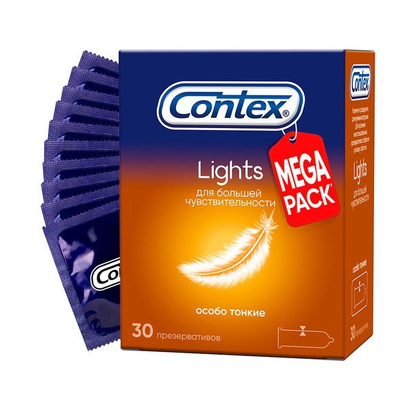 Contex Lights Ultra Thin Condoms (30 Count)