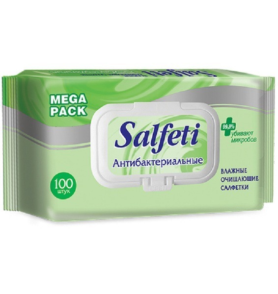 Antibacterial Wet Wipes with Lid - MEGA Pack (100 Count)
