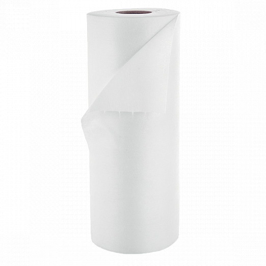 Spunlace White Disposable Wipes - 20x30cm, 100/Roll