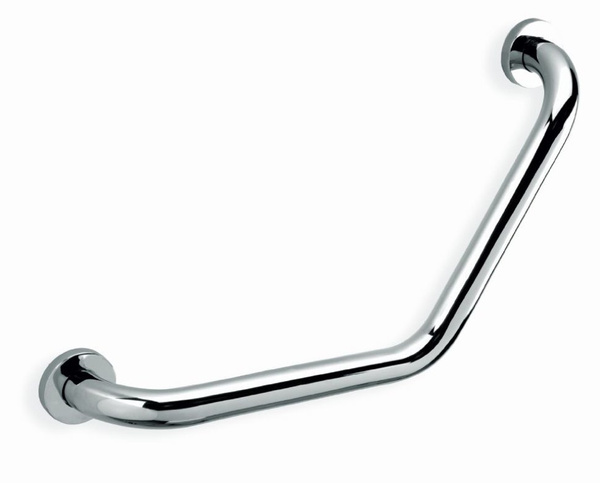 Chrome Metal Bathroom Grab Bar