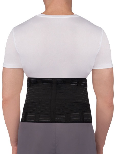 Lumbar Support Corset with 4 Rigid Stays