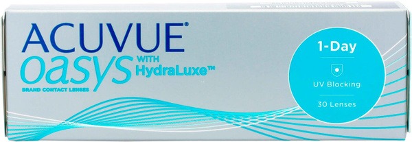 ACUVUE OASYS 1-Day HydraLuxe Contact Lenses (30 Pack, +3.25, 9.00 BC)