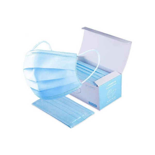 Disposable 3-Ply Face Masks (50 Pack)