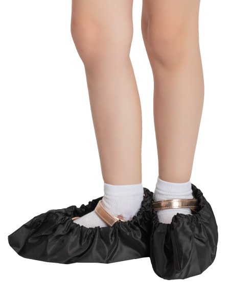 Reusable Black Kids Shoe Covers