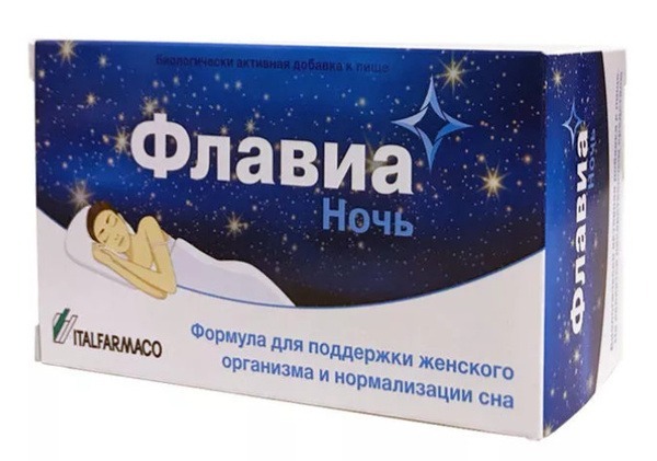 Flavia Night Capsules: 30-Count Dietary Supplement