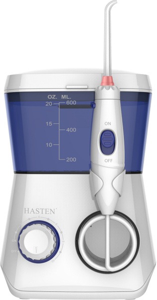 HASTEN HAS830 Water Flosser: 8 Tips, 600ml Tank, 10 Pressure Settings