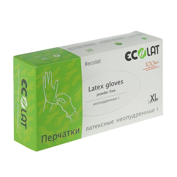 Natural Latex Gloves: Disposable, Lightly Powdered