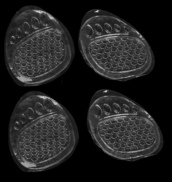 Clear Silicone Shoe Inserts (2 Pairs)