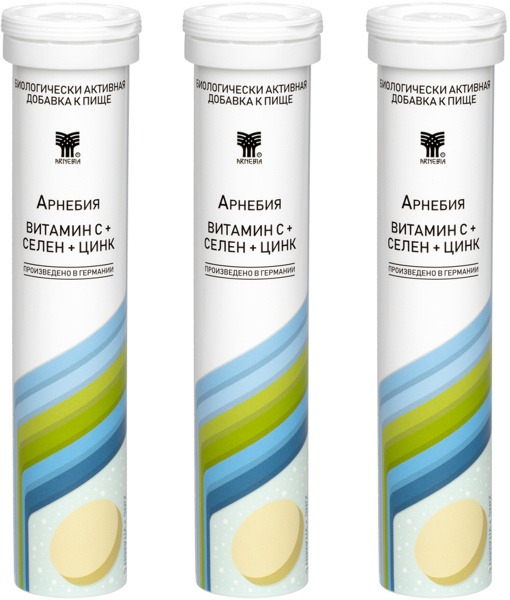 Arnebion Vitamin C + Selenium + Zinc (60 Effervescent Tablets)