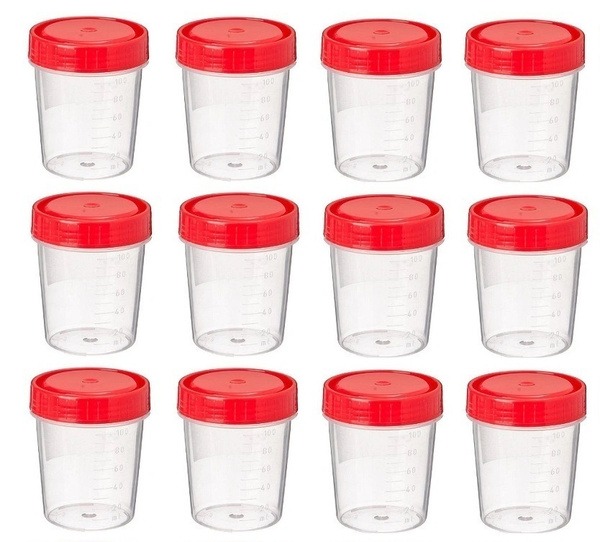 Sterile Sample Containers (12 Pack, 60ml)