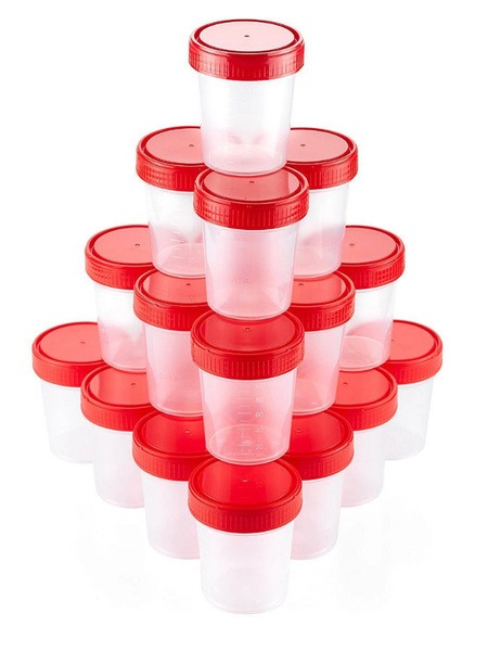 Sterile 22-Pack 60ml Sample Containers