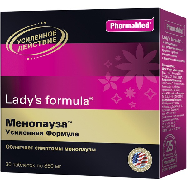 Lady-C Menopause Support: Enhanced Vitamin Complex (30 Tablets)