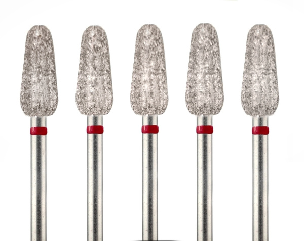 Diamond Nail Drill Bits for Electric File - 5 Pcs Thin Kidney