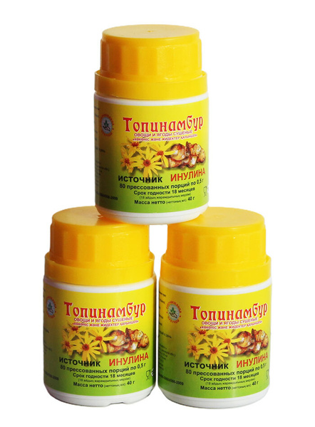 Jerusalem Artichoke (Inulin Source) - 80 Tablets x 0.5g, 3-Pack