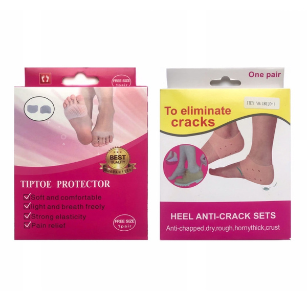 Silicone Heel Socks & Gel Toe Pads (Pair) - VITTOVAR