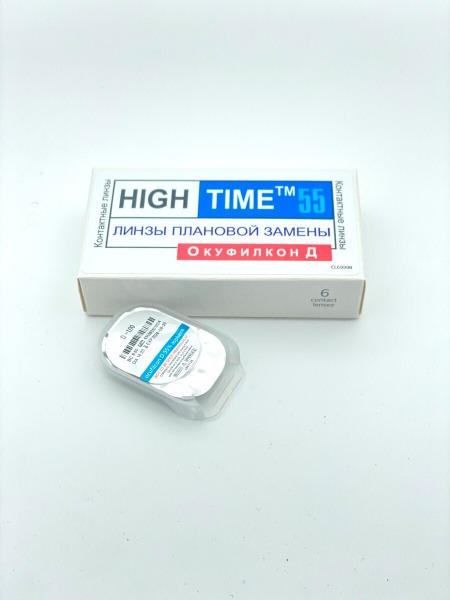 High Time 55 Contact Lenses (6 Pack, -4.25, 8.6 DIA, 1 Month Supply)