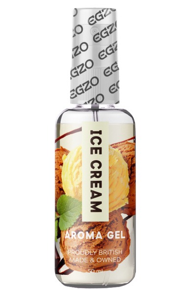 Water-Based Oral Lubricant: EGZO AROMA Ice Cream Flavored Gel (50ml)
