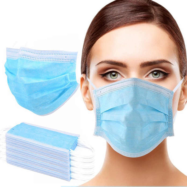 Bulk 3-Ply Face Masks (50 Count)