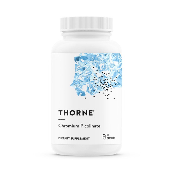 Thorne Research Chromium Picolinate 500 mcg (60 Capsules)