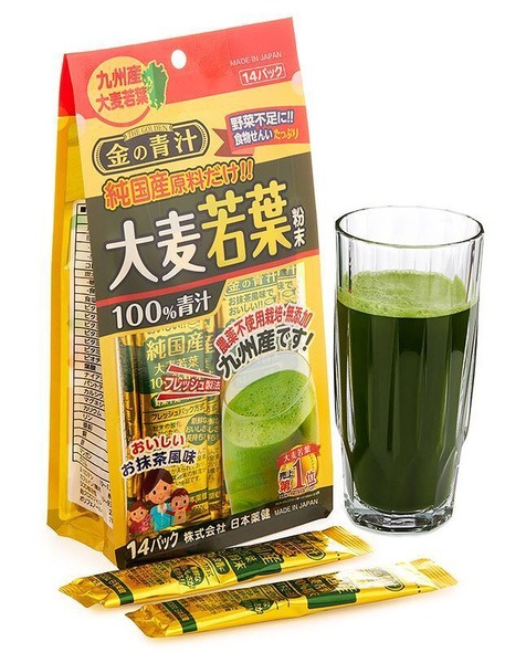 Ao Jiru Japanese Barley Juice Vitamin Drink (14 Sachets)