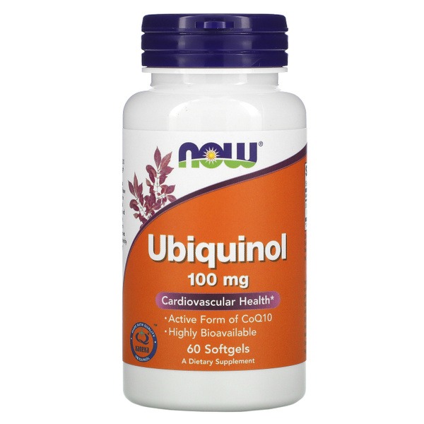 Now Foods Ubiquinol 100mg (60 Capsules)