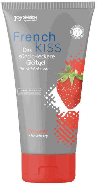 Strawberry French Kiss Edible Lubricant - 75ml