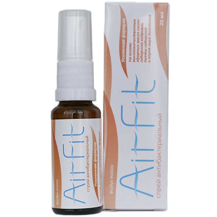 AirFit Disinfectant Spray: Cedar, Fir & Calamus - Kills Germs on Surfaces, Hands & in the Air (20ml)