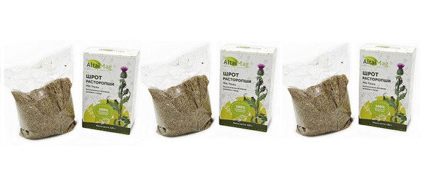Milk Thistle Seed Powder, 3 x 100g
