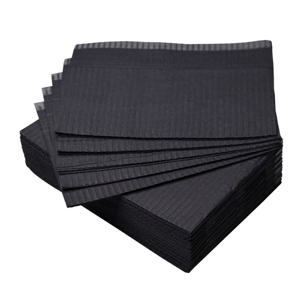 Waterproof Dental Bibs (33x45cm, 50 Black)