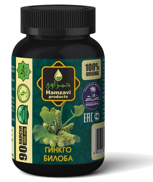 Ginkgo Biloba 500mg Capsules (90 Count)