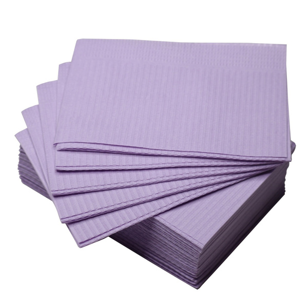 Dental Bibs (33x45cm, 50 Lavender)