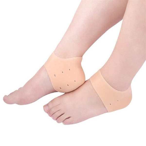 Silicone Heel Socks for Cracked Heels & Calluses (1 Pair)