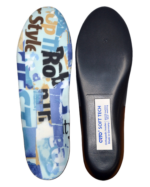 Soft Tech Orthotic Insoles: Cushioned, Frameless Support for Flat Feet