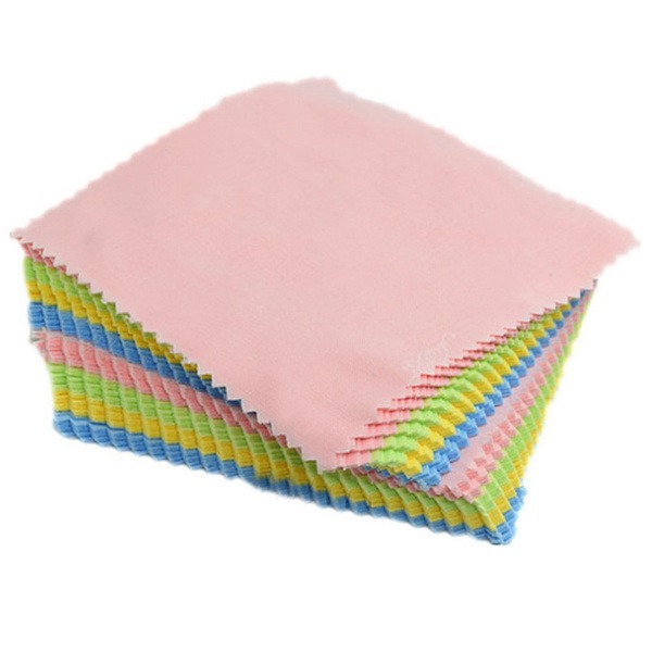 Microfiber Glasses Cleaning Cloths, 10 Pack, Assorted Colors