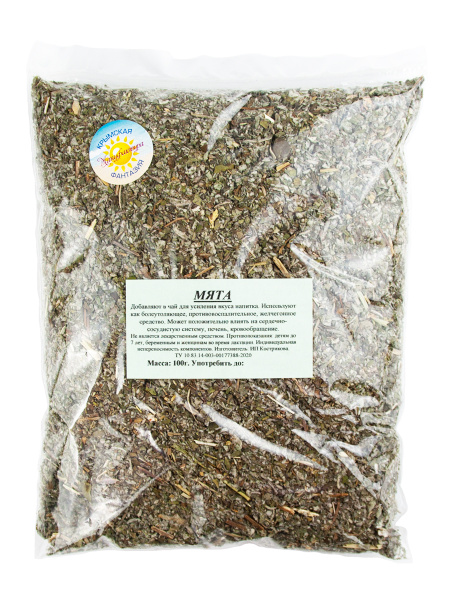 Dried Mint Tea & Crimean Herb Blend, 100g