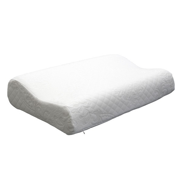 Orthopaedic Pillow: Neck & Back Pain Relief, Memory Foam, Dual Rollers (12cm & 14cm)