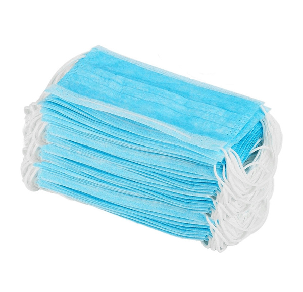 Disposable 3-Ply Face Masks (50 Pack)