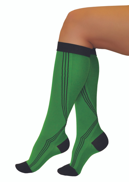 Compression Socks Green, Class 1 - Tonus Elast