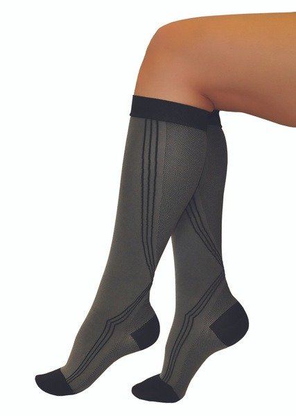 Black Compression Socks, Class 1, Single Sock