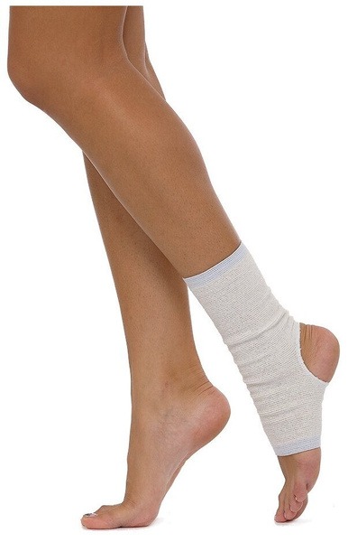 Elastic Ankle Support Sock - LP Pharma #4 (Sizes 27-29)