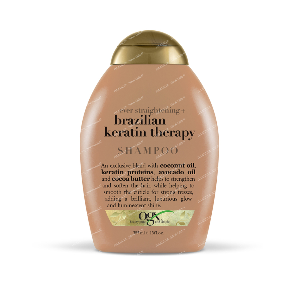 OGX Brazilian Keratin Smoothing Shampoo, 385 ml