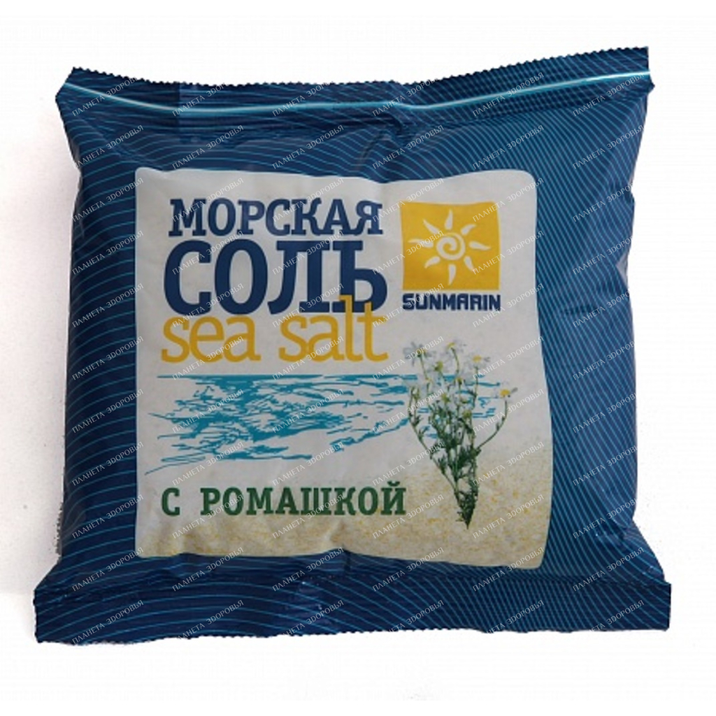 Salt "sea" natural for baths with chamomile extract 1 kg