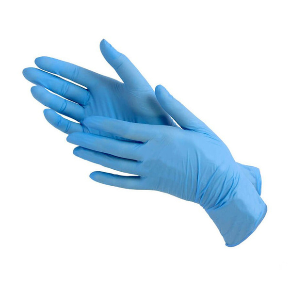 Blue Nitrile Gloves, Size Small (100 Count)