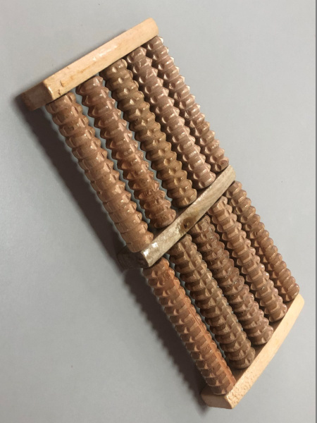 Wooden Foot Roller Massager (10 Rollers) - 26.7cm